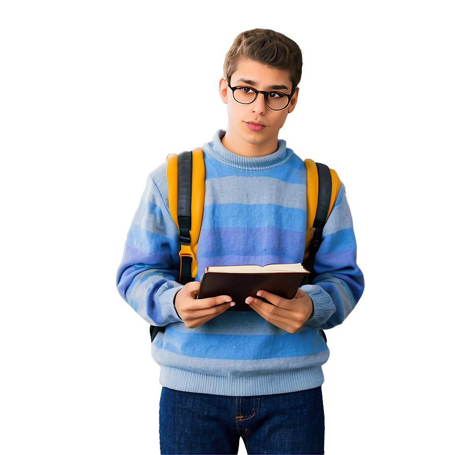 Teenager Studying Png Rch PNG