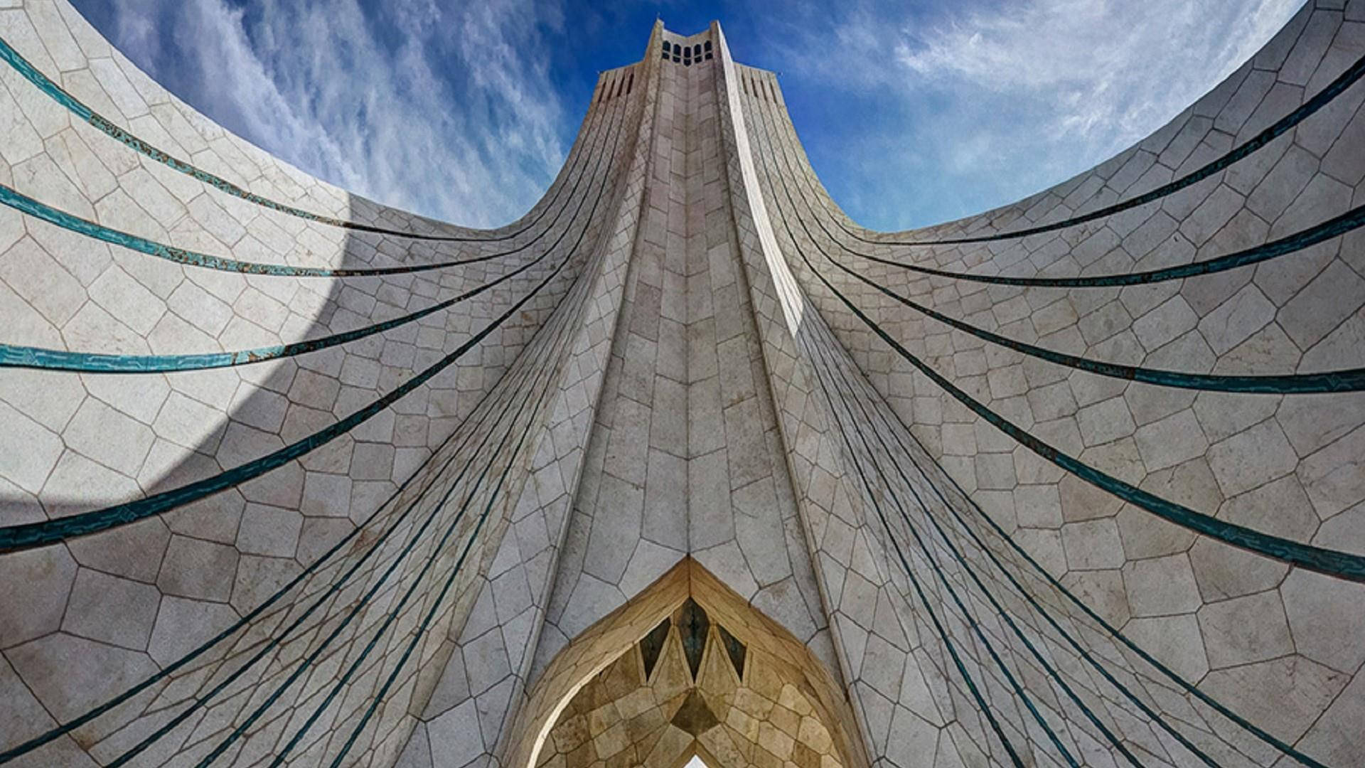 Tehranskrökta Struktur. Wallpaper