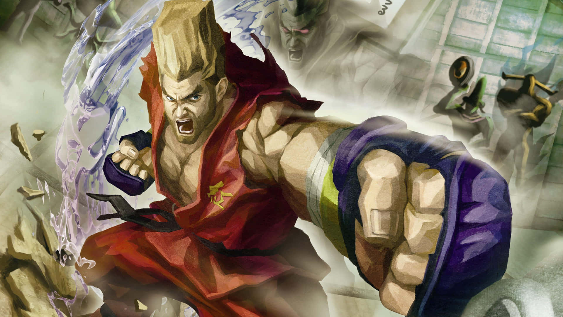 The Iconic Fighters of Tekken Series Wallpaper
