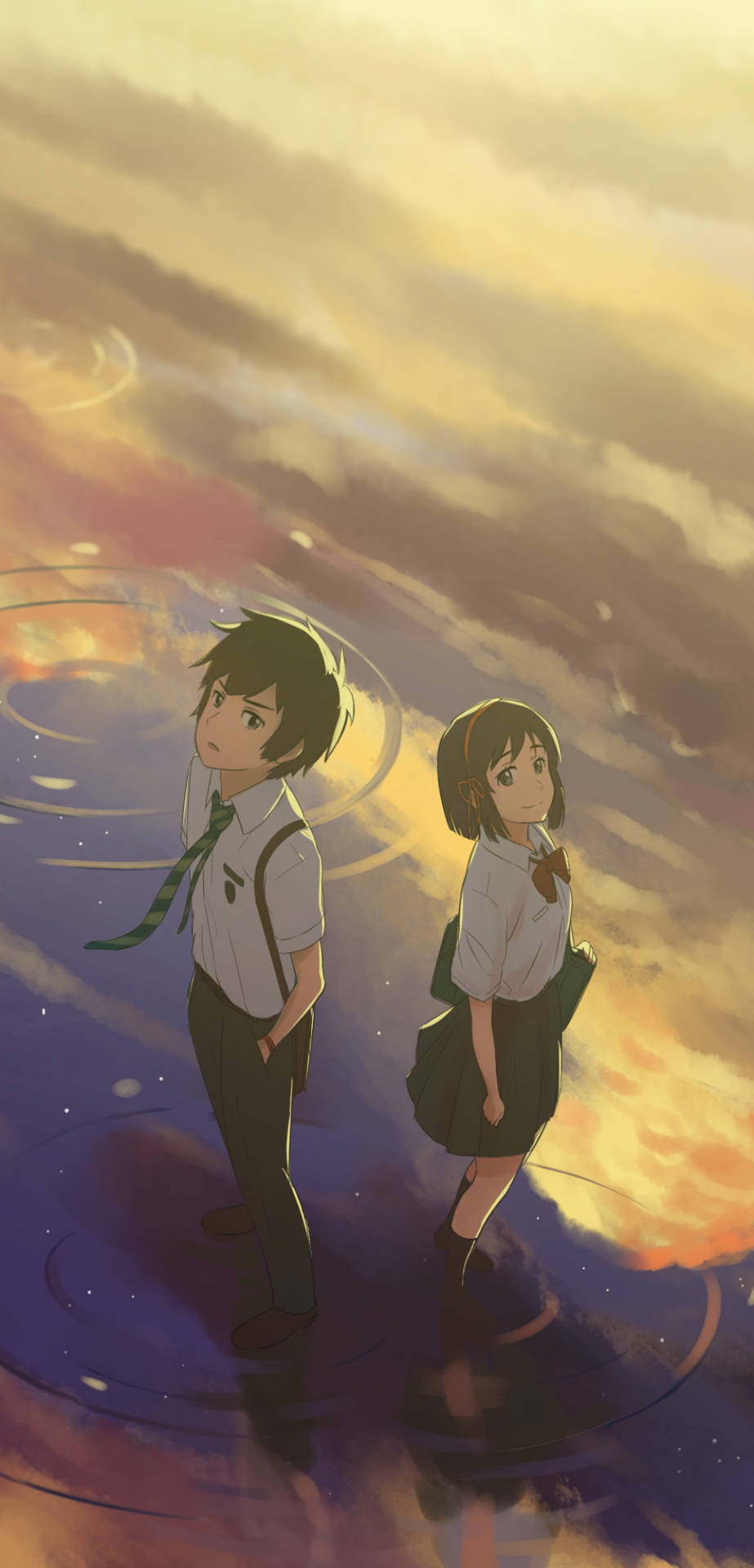 Telefone Anime Kimi No Na Wa Papel de Parede