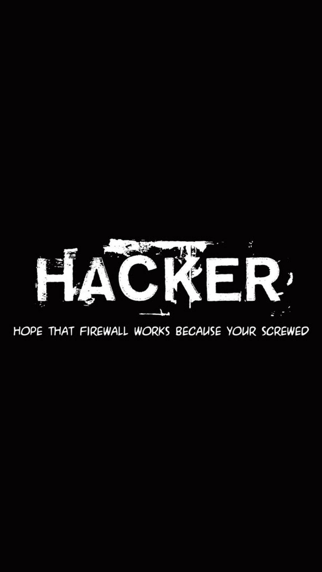 Telefone Hacker Black Papel de Parede
