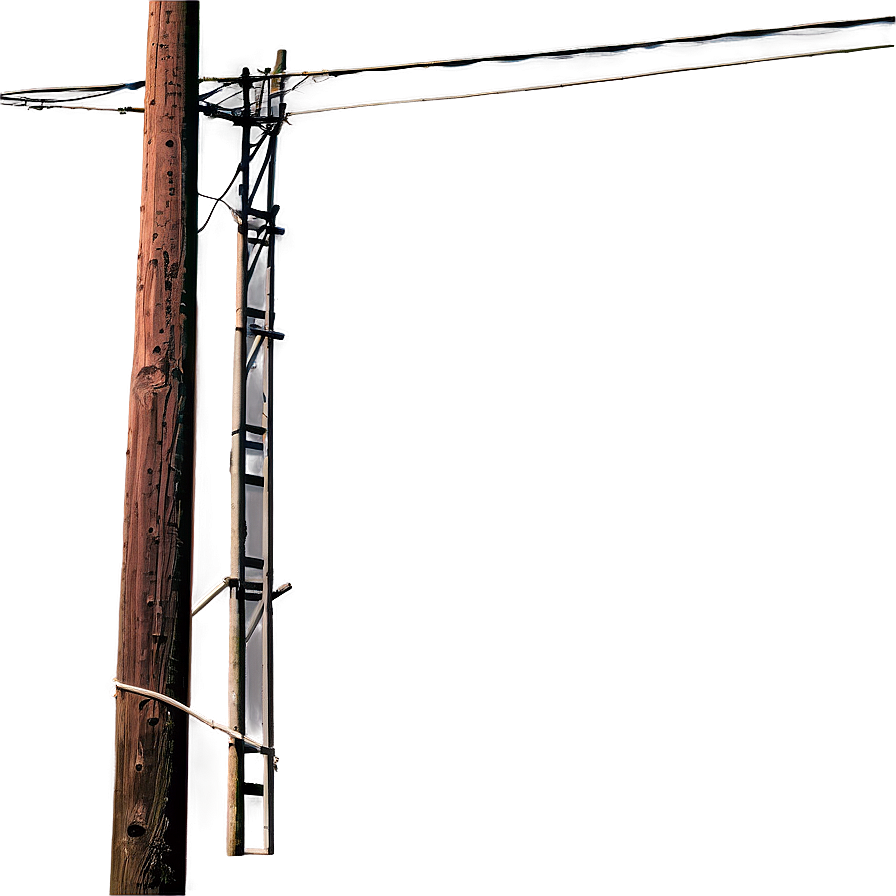 Telephone Pole At Dusk Png 06132024 PNG