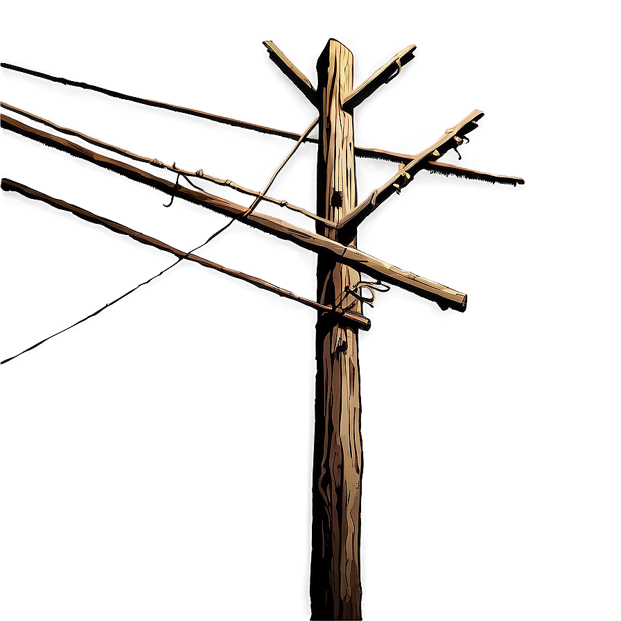 Telephone Pole At Night Png Lpc PNG