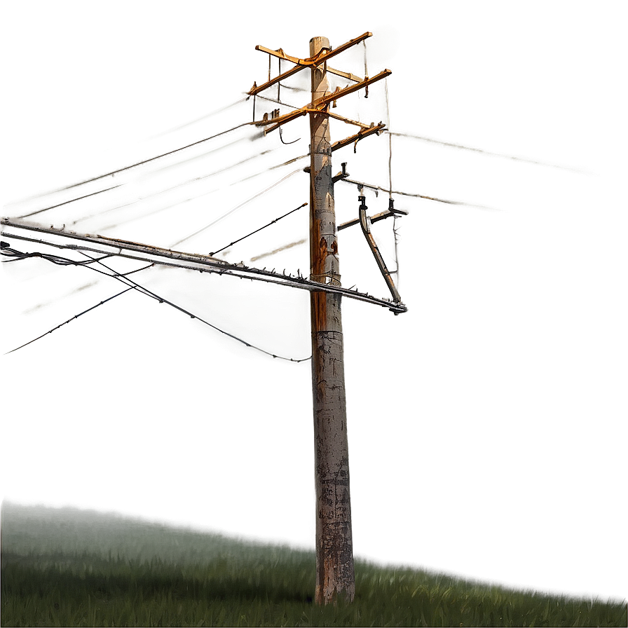 Telephone Pole In Fog Png Bdt PNG