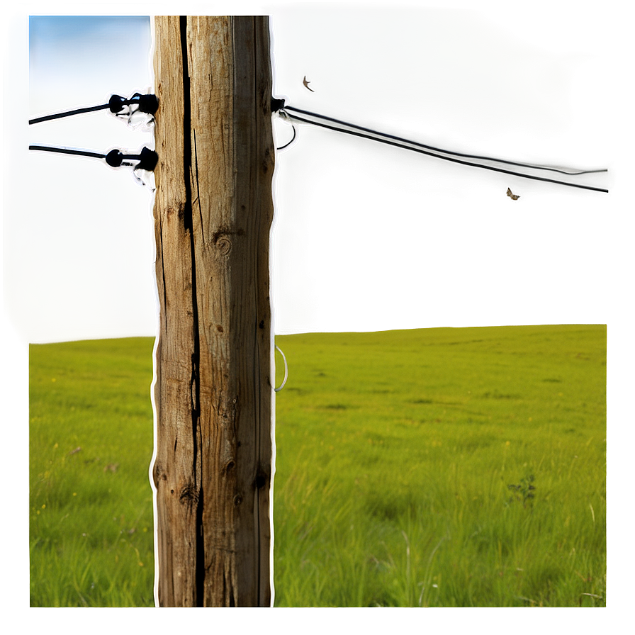 Telephone Pole In Landscape Png Ekp PNG