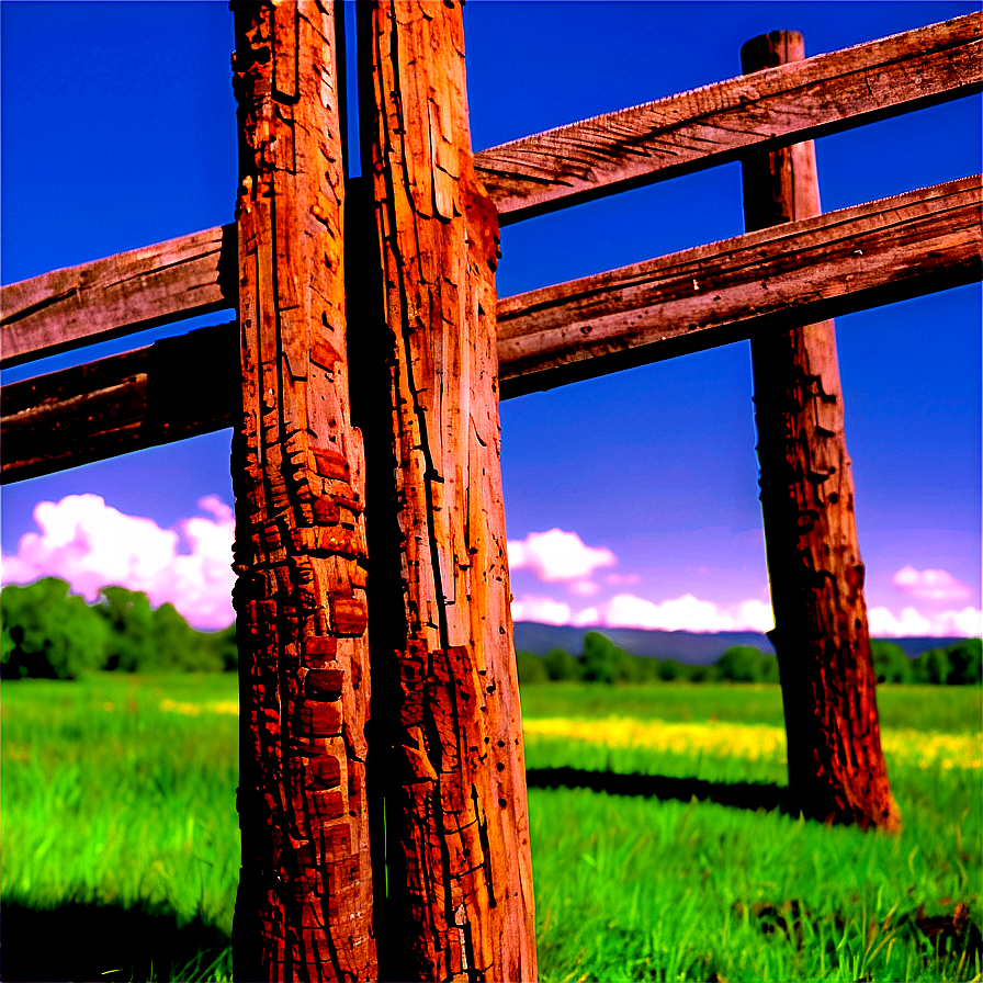 Telephone Pole In Nature Png 06132024 PNG