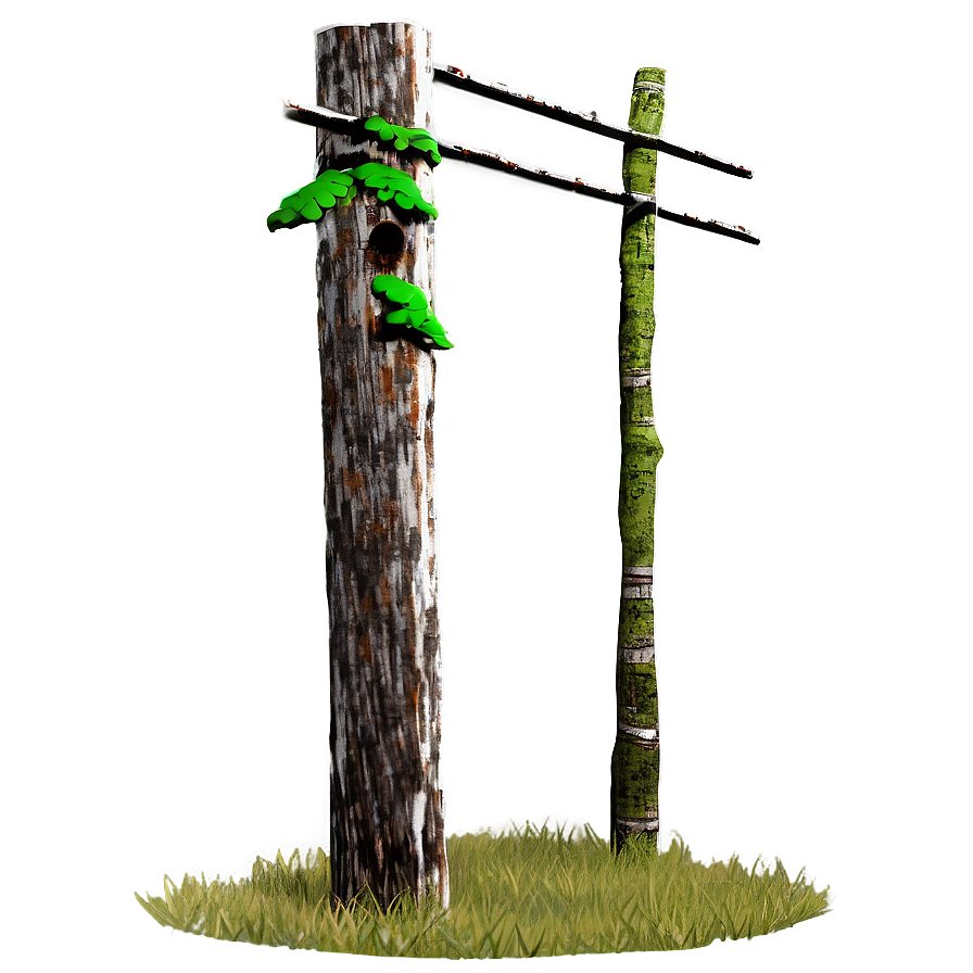 Telephone Pole In Nature Png Njj9 PNG