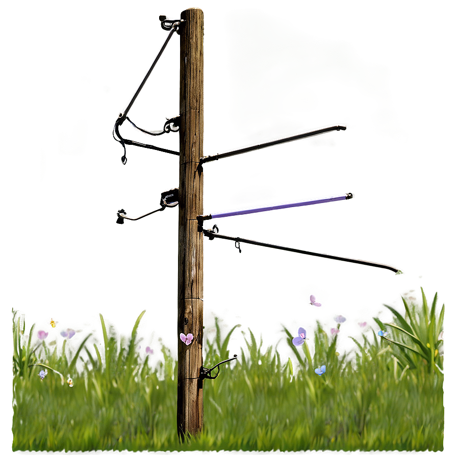 Telephone Pole In Nature Png Opx25 PNG