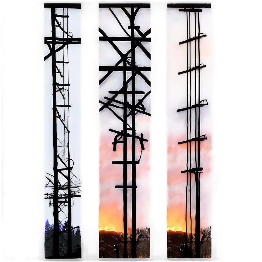 Telephone Pole Sunset Background Png Hlp PNG