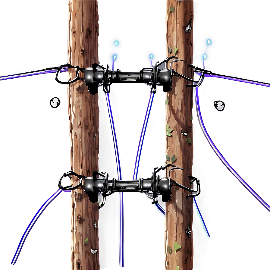 Telephone Pole With Wires Png Mlt65 PNG