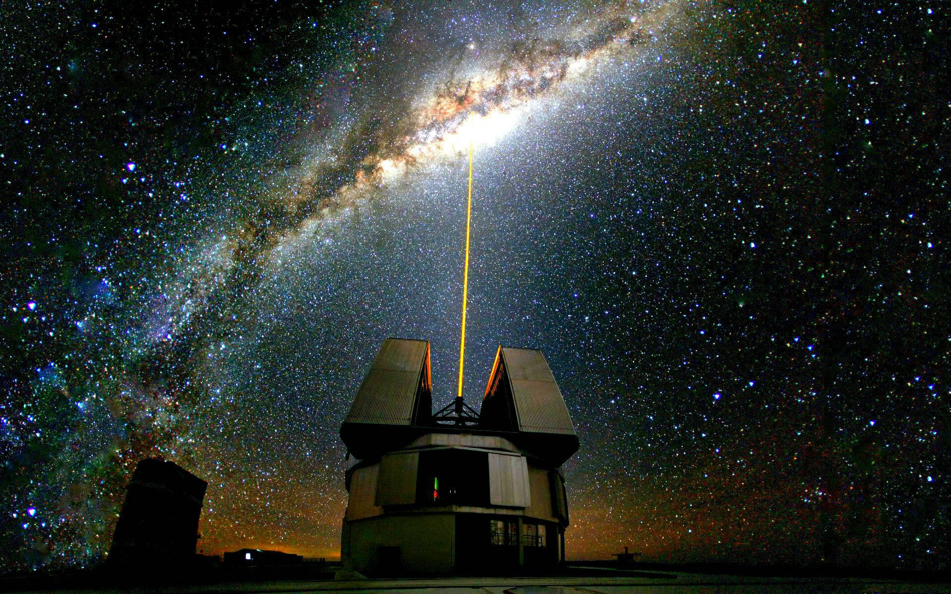 Osservatorioastronomico Con Telescopio Sfondo