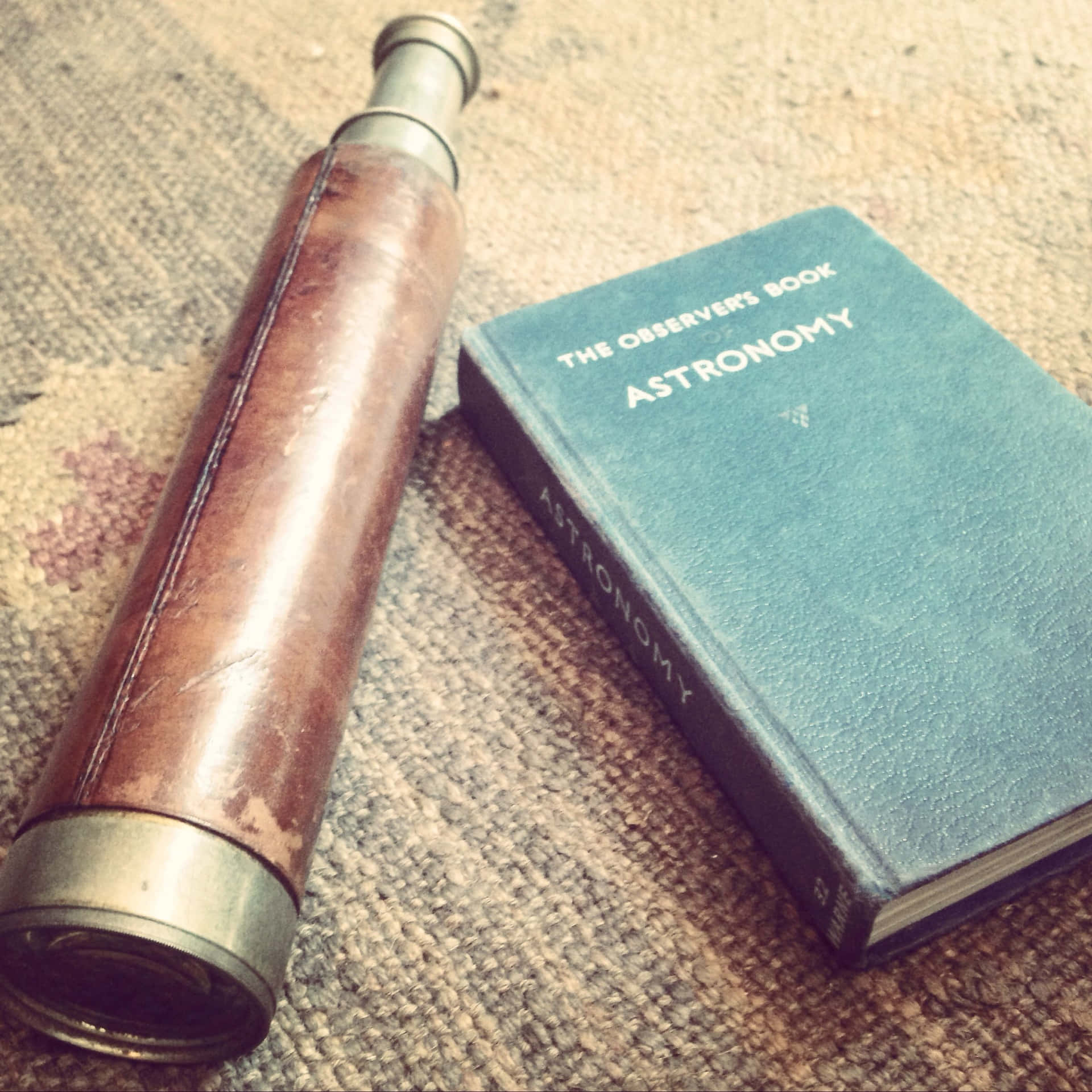 Telescope With Book Picture