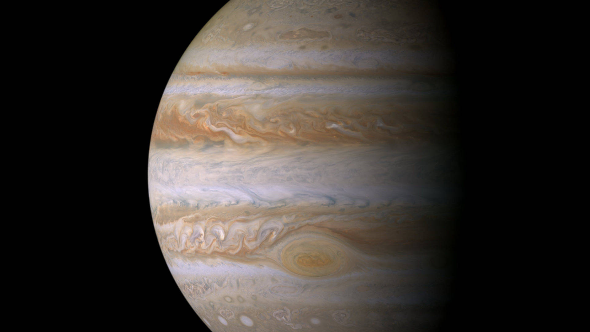 Telescopic View Of Jupiter Wallpaper