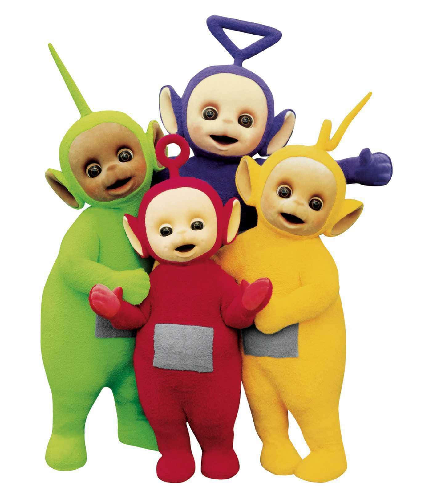 Download Teletubbies - A Group Of Colorful Characters | Wallpapers.com