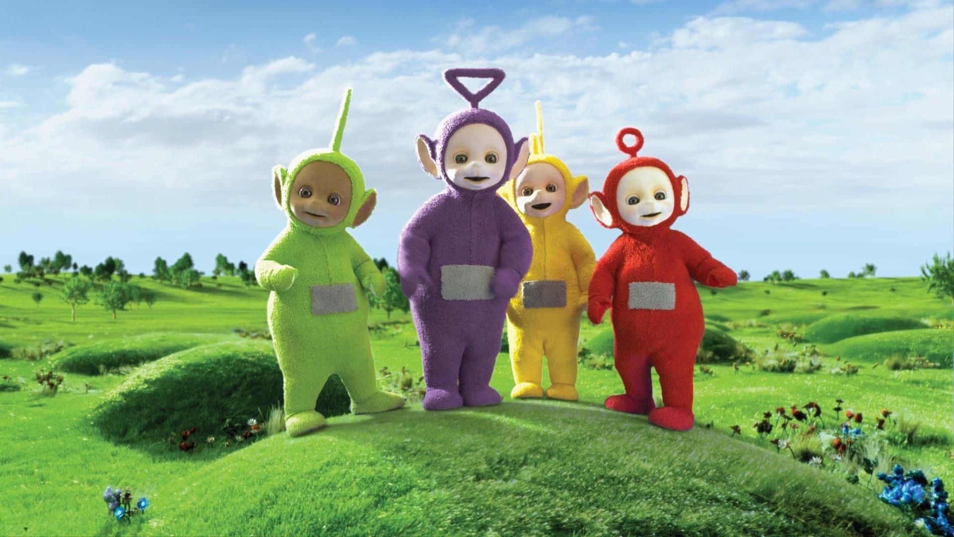 Enjoy watching the fun and vibrant adventures of the Teletubbies