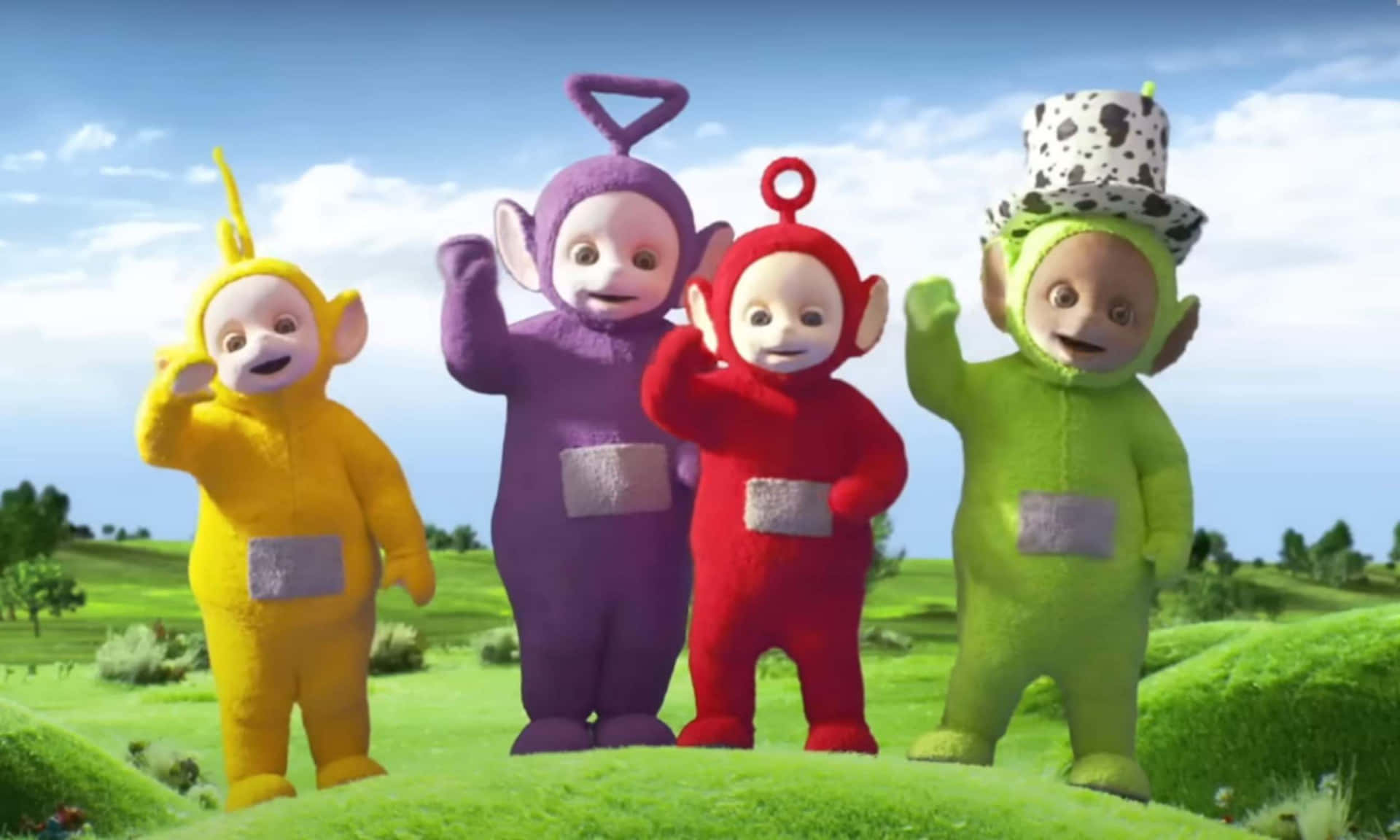 Enjoying the Sunny Day with Teletubbies