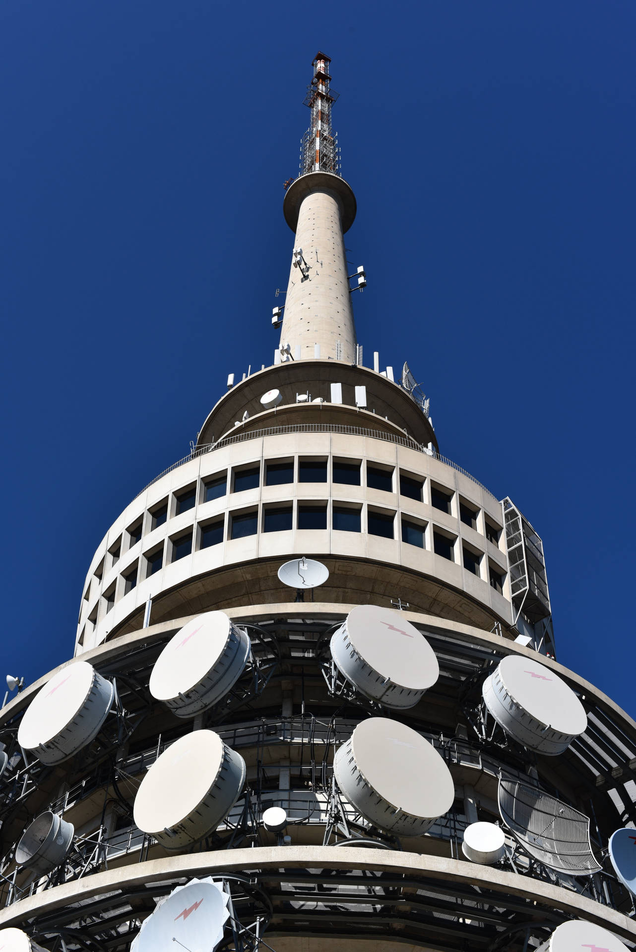 Telstra Tower Canberra Worms Eye View Wallpaper