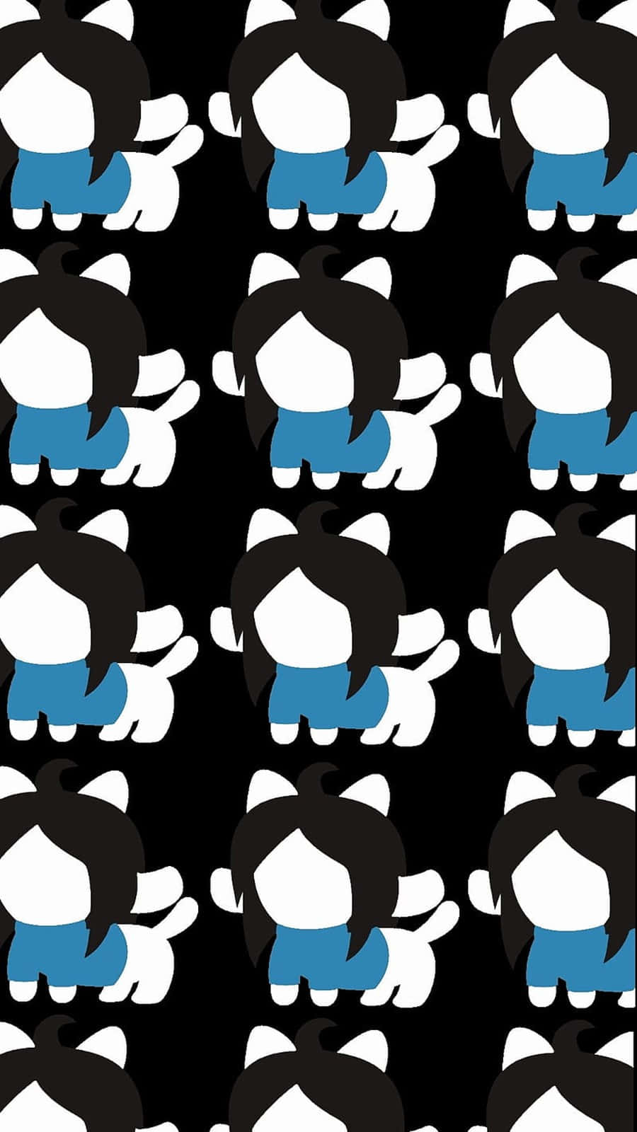 "Chill out and enjoy the tranquility of Temmie Undertale" Wallpaper