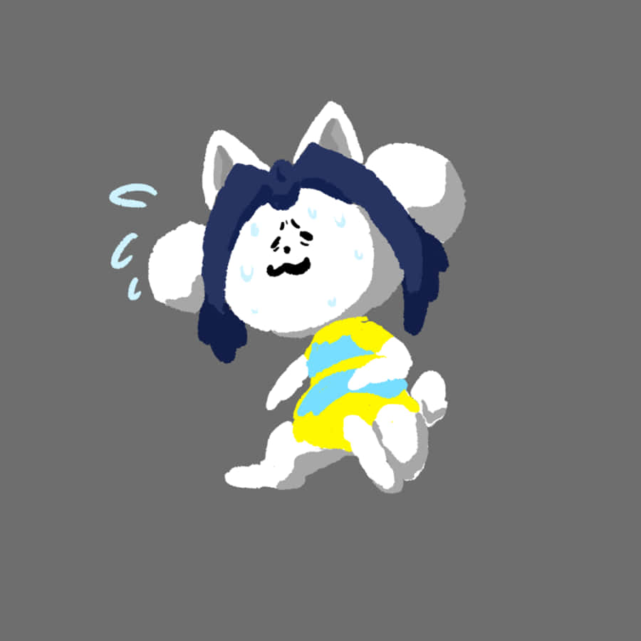 Evigtkärlek För Temmie. (the Sentence Can Be Used As A Potential Mobile/computer Wallpaper Quote Dedicated To The Character From The Game Undertale.) Wallpaper