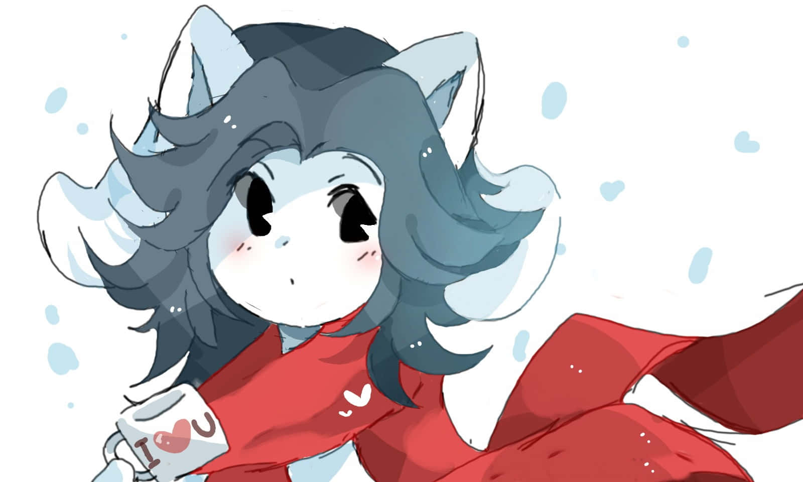 Get into Undertale with Temmie! Wallpaper