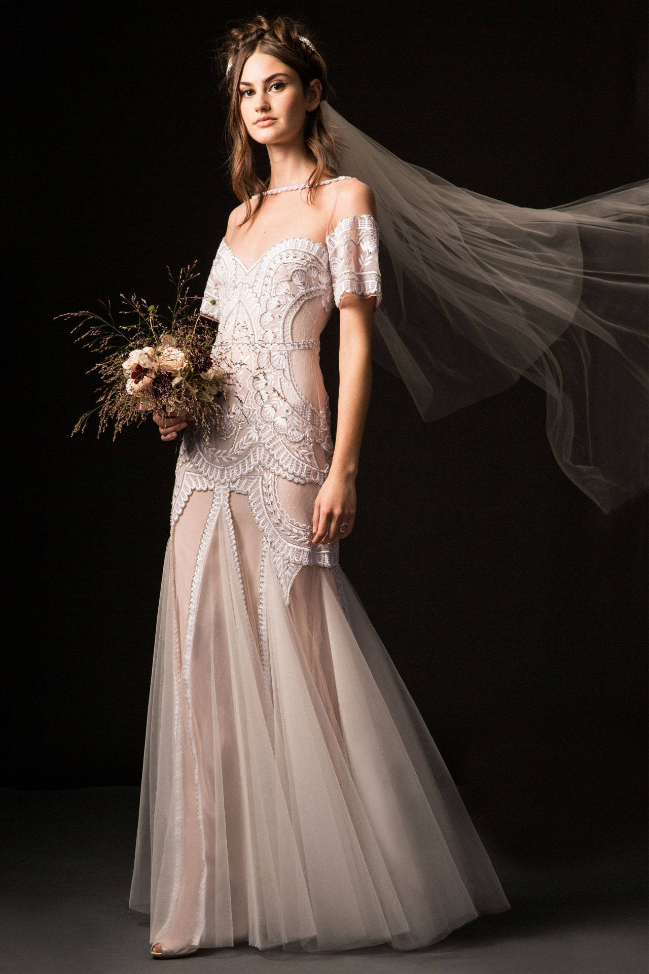 Temperley London Wedding Dress Model Wallpaper