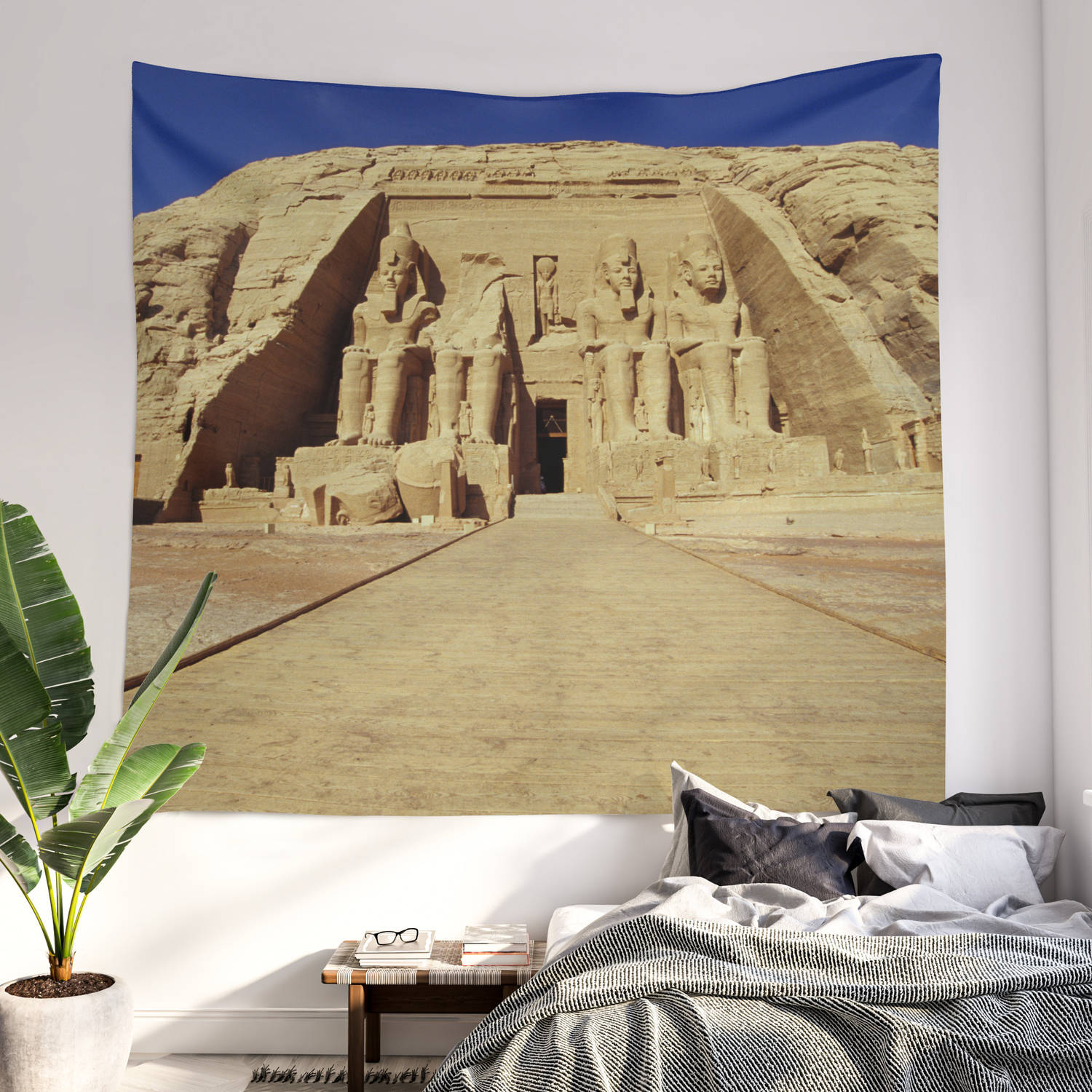 Temple In Abu Simbel Wall Art Wallpaper