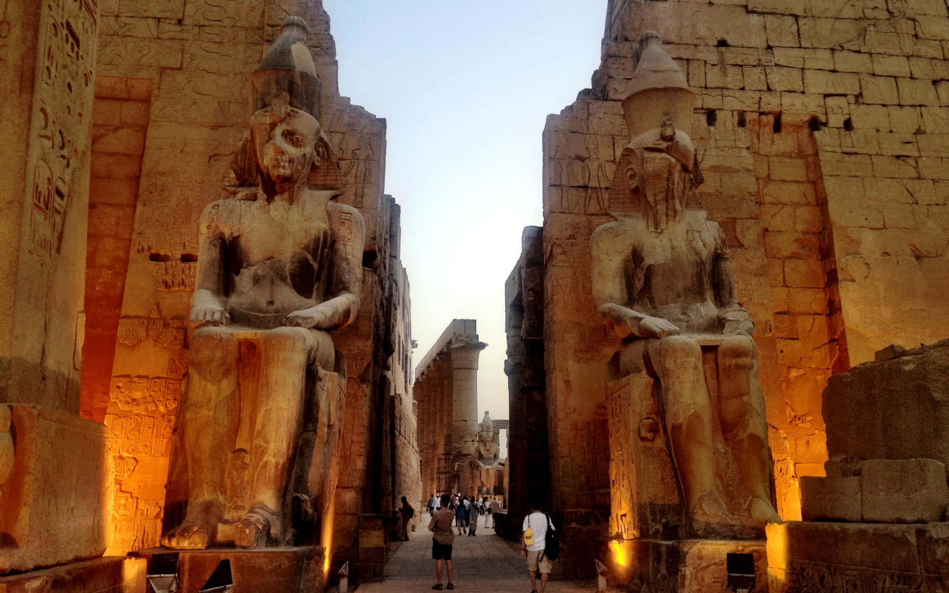 Temple In City Of Luxor Picture