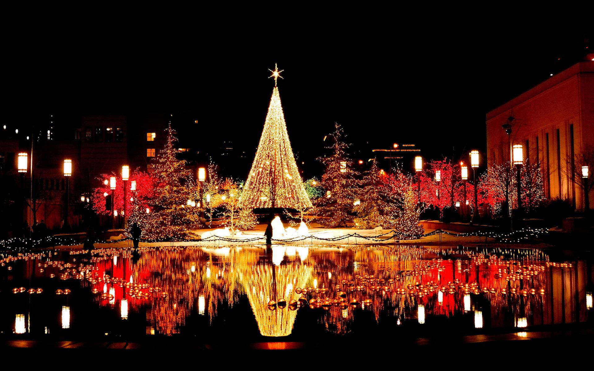 Temple Square Christmas Desktop