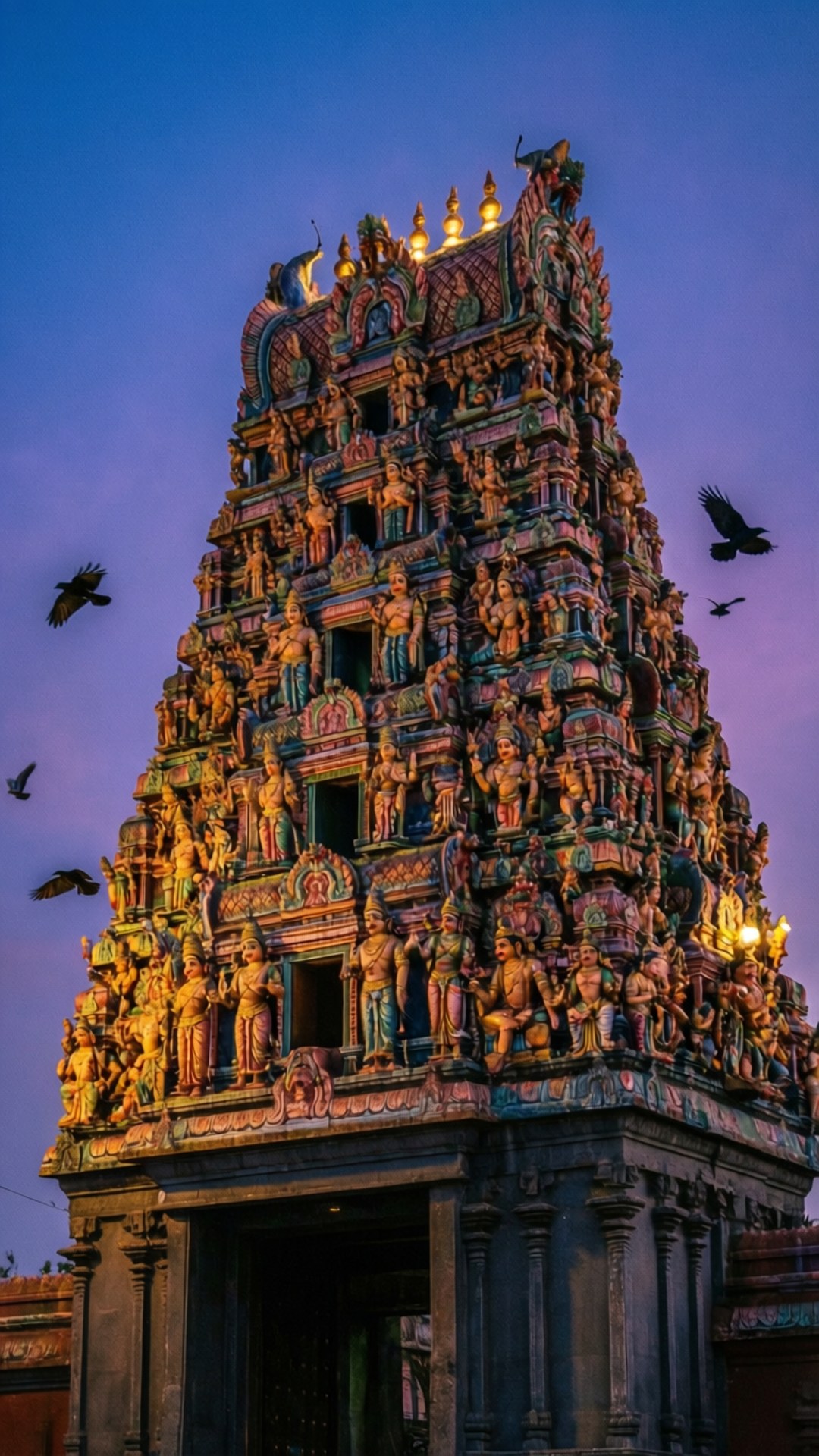 Temple Twilight Papéis de Parede