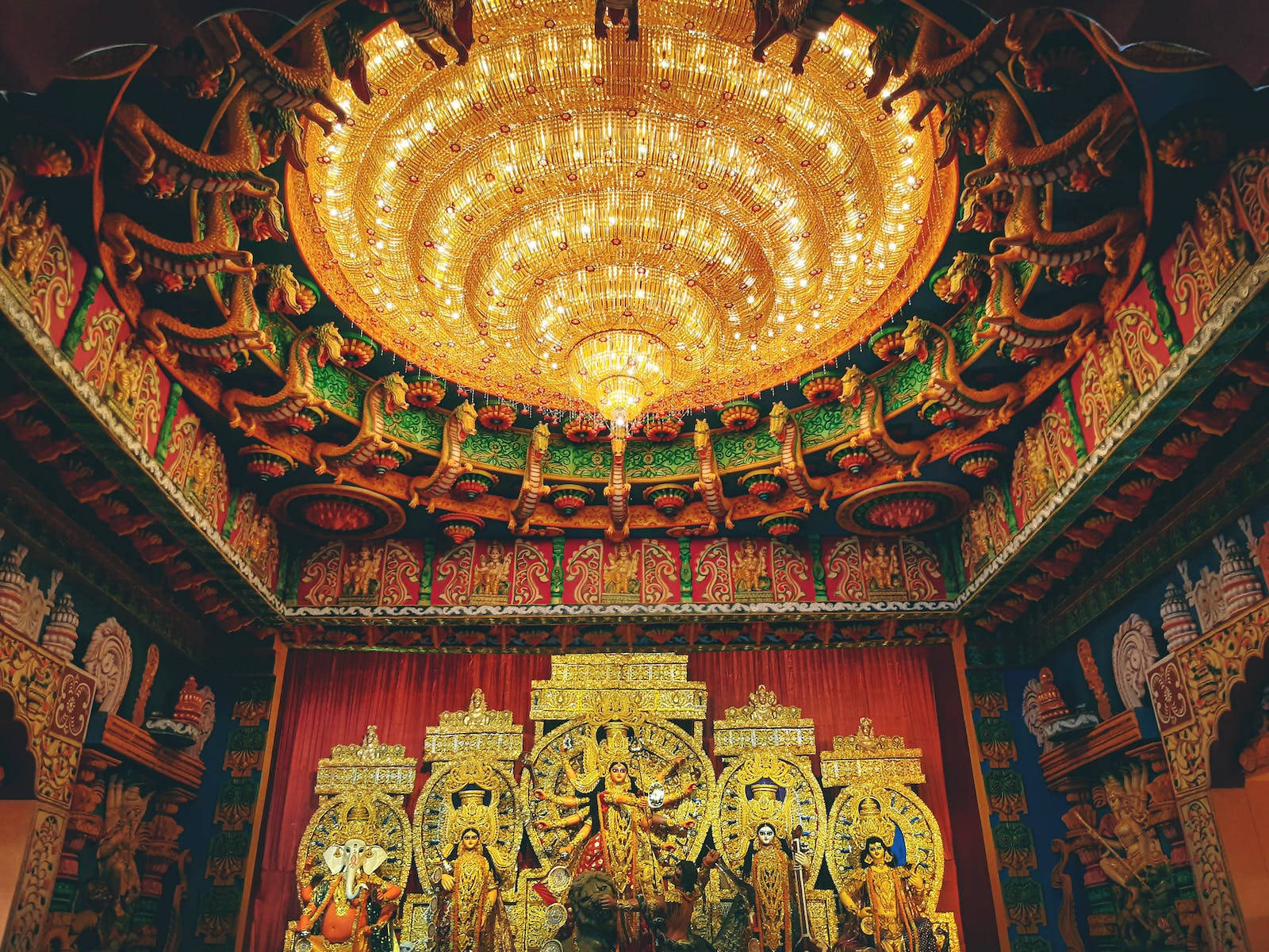 Templo Maa Durga Papel de Parede