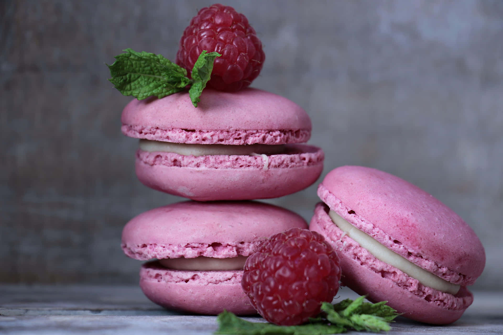 Tempting Array Of Vibrant Macarons