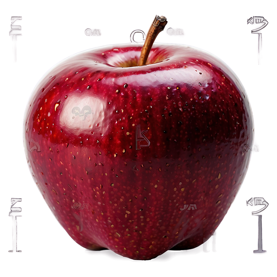 Tempting Red Apple Png 06272024 PNG