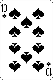 Ten_of_ Spades_ Playing_ Card PNG