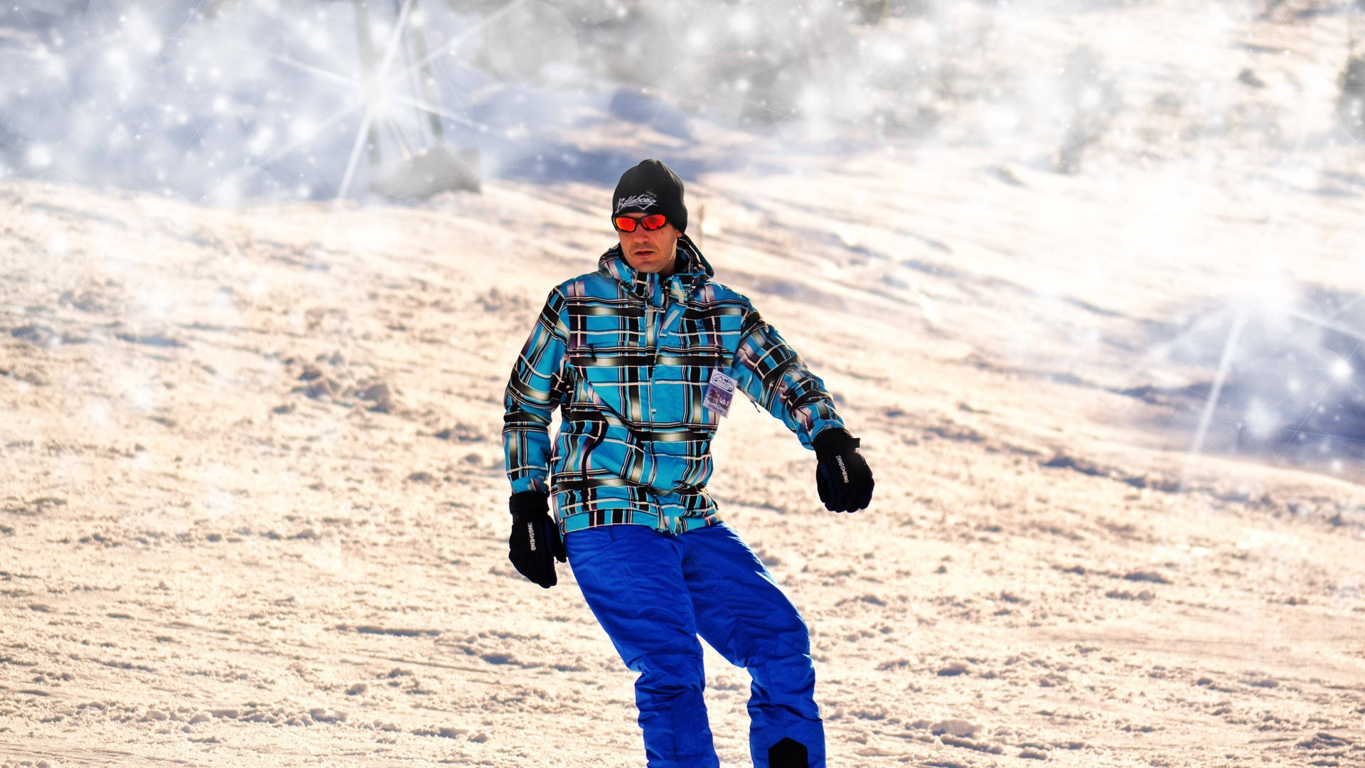 Volhardende Snow Skating Competitie Achtergrond