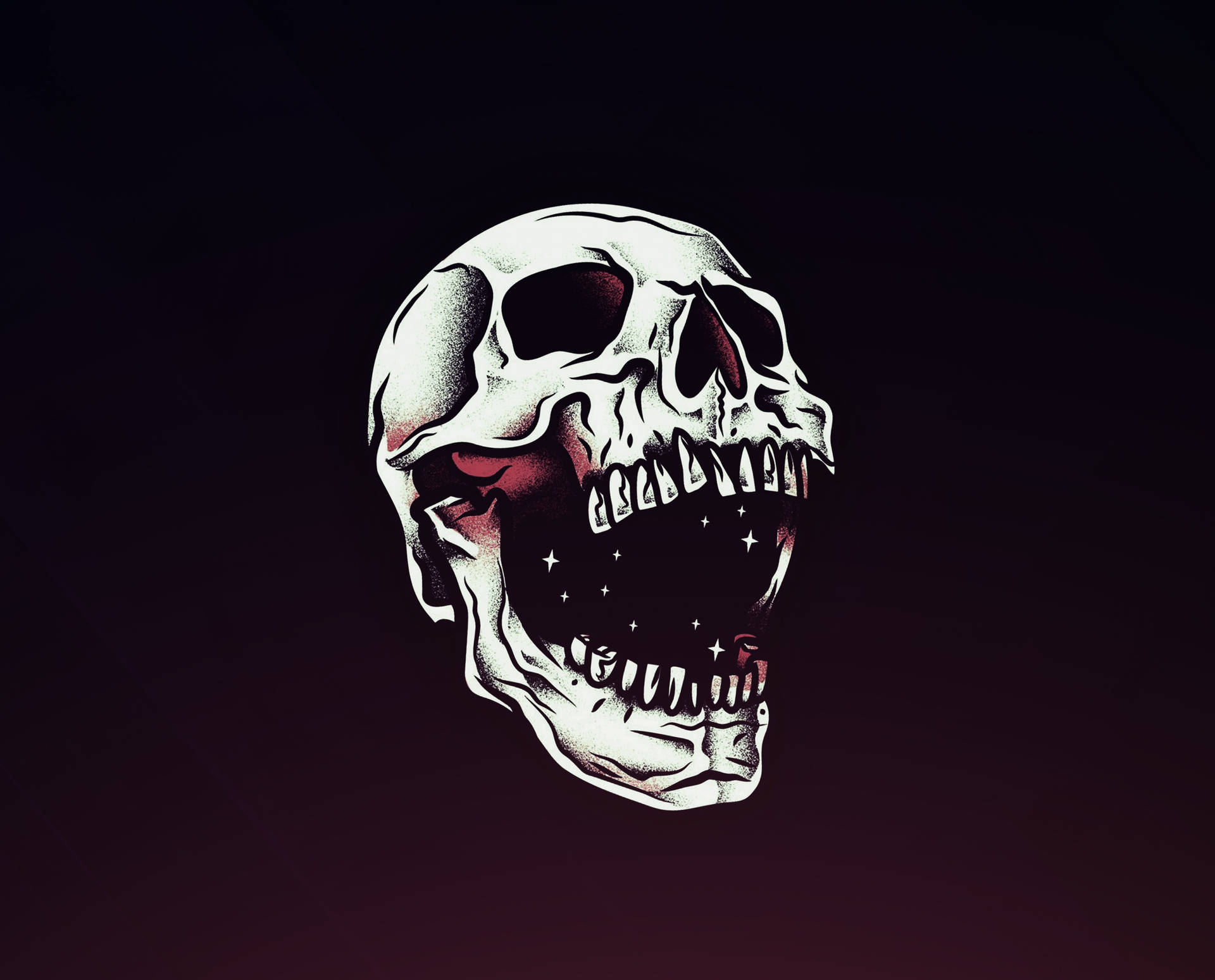 Tengkorak Laughing Skull Wallpaper
