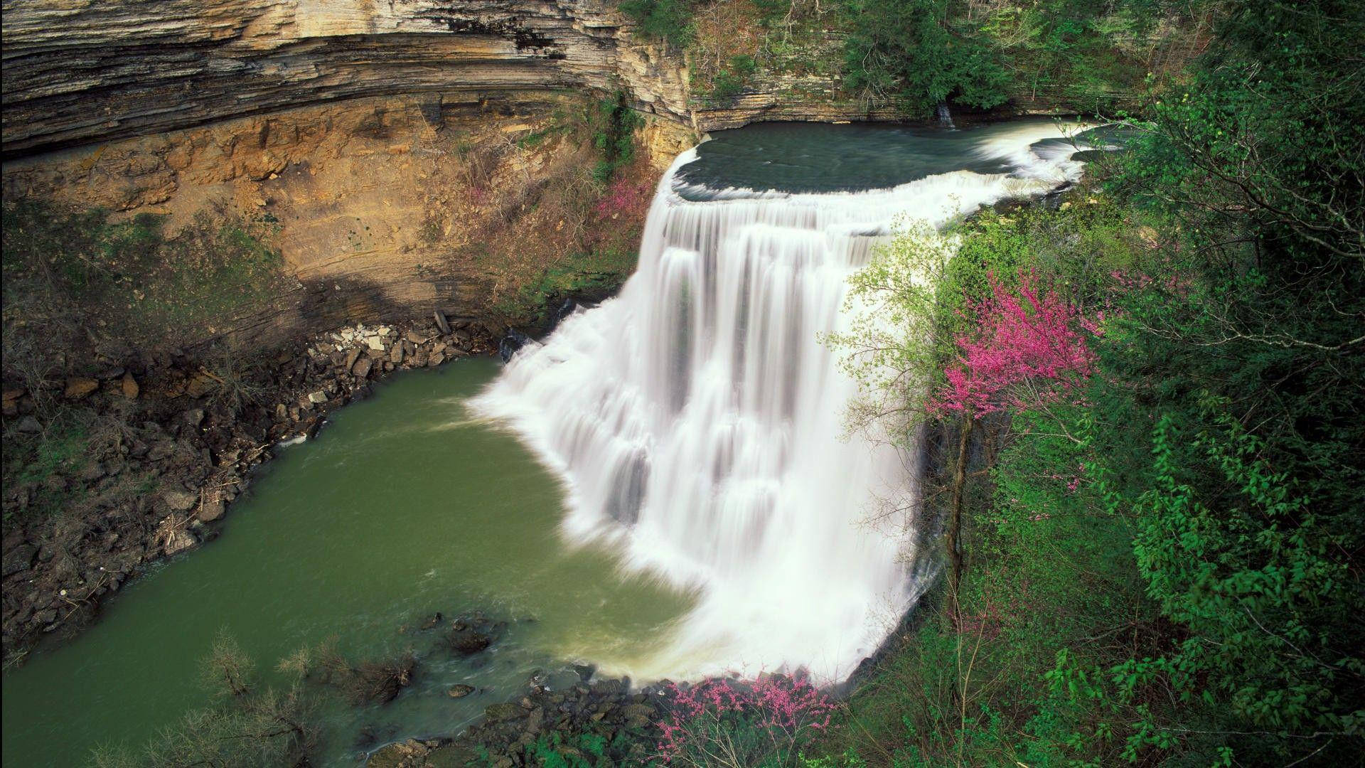 Tennesseeburgess Falls: Tennessees Burgess Falls. Wallpaper