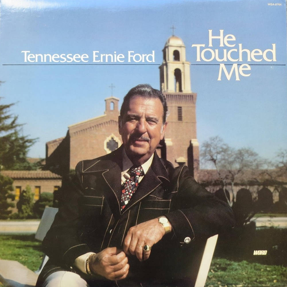 "Tennessee Ernie Ford Posing for His Album 'He Touched Me'" Wallpaper