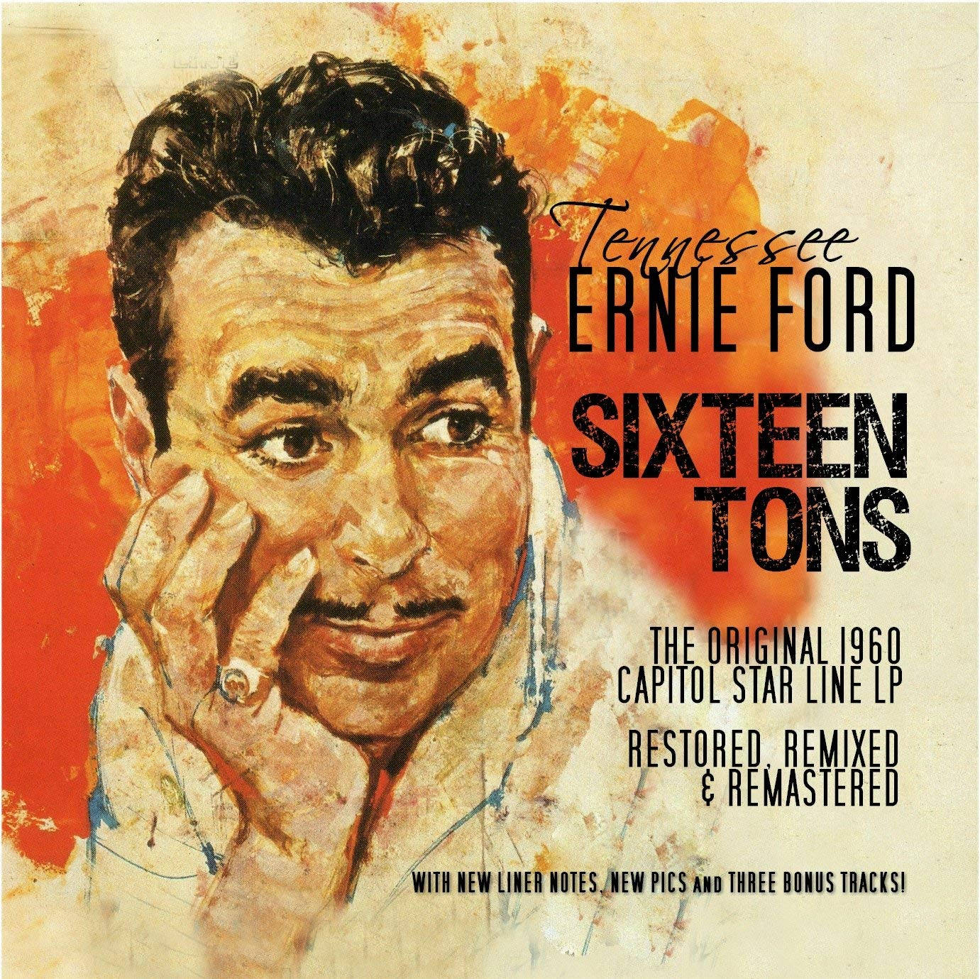 Tennesseeernie Ford Para O Álbum Sixteen Tons. Papel de Parede