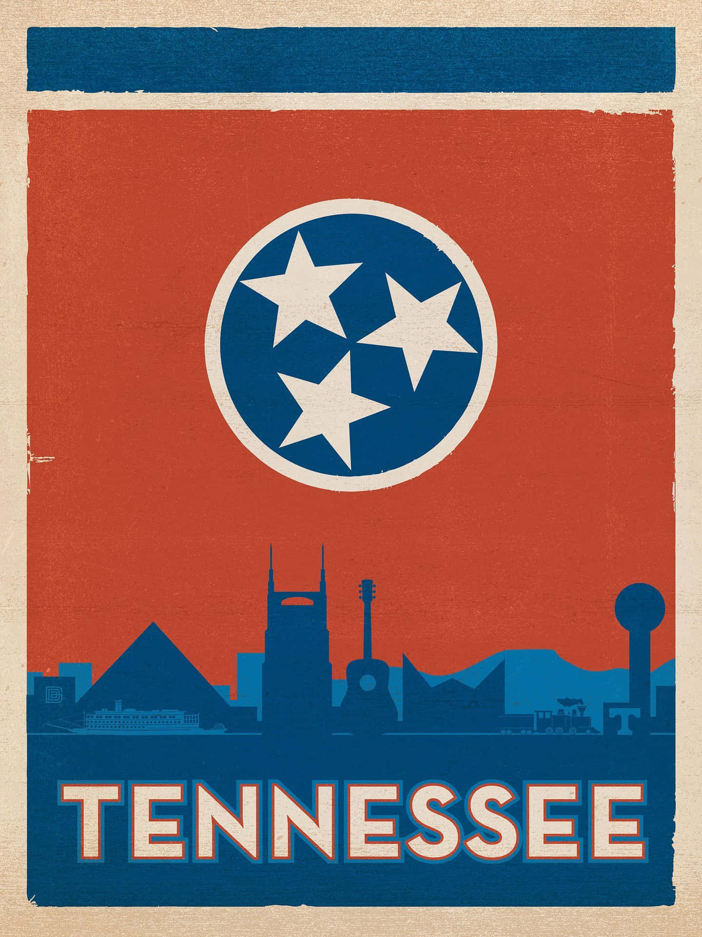 Bandieradel Tennessee Sfondo