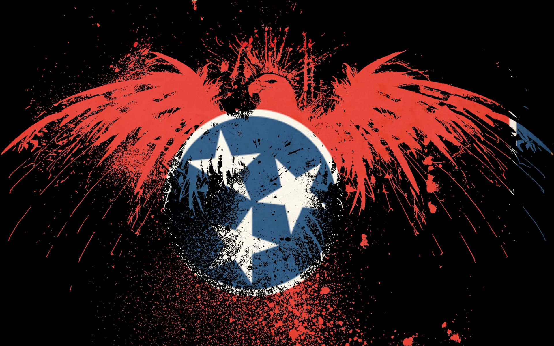 Bandieradello Stato Del Tennessee - Sfondo Ad Alta Definizione Sfondo
