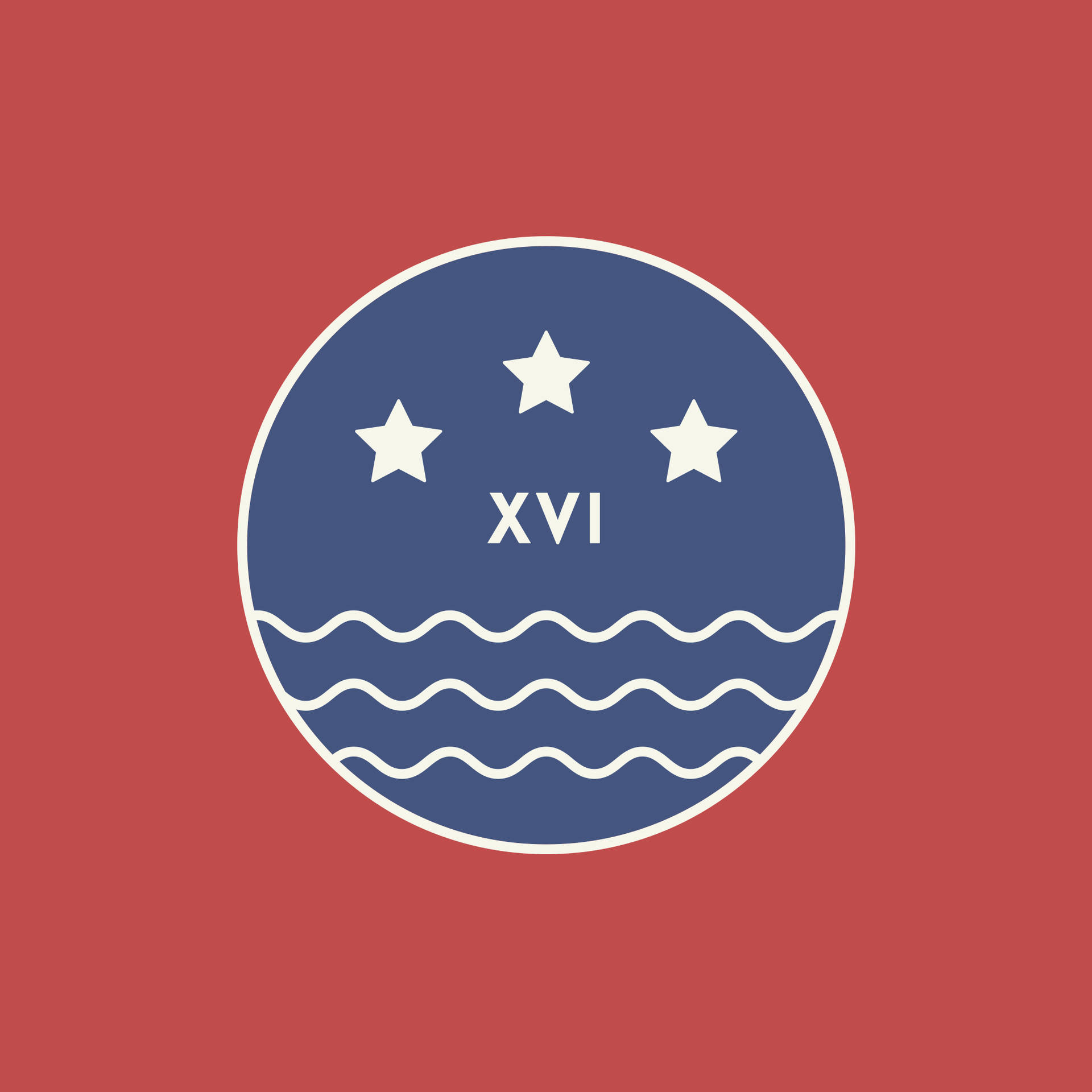 Logotipoda Bandeira Inspirada No Tennessee. Papel de Parede