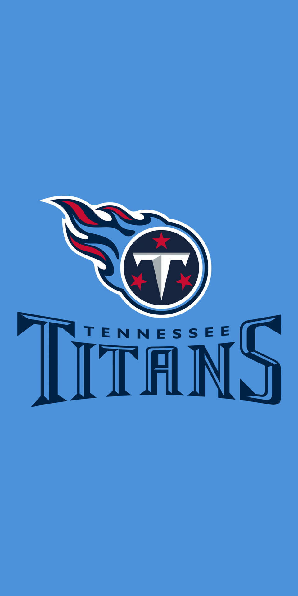 Skrivbordsunderläggmed Tennessee Titans Blue Nfl Till Iphone. Wallpaper