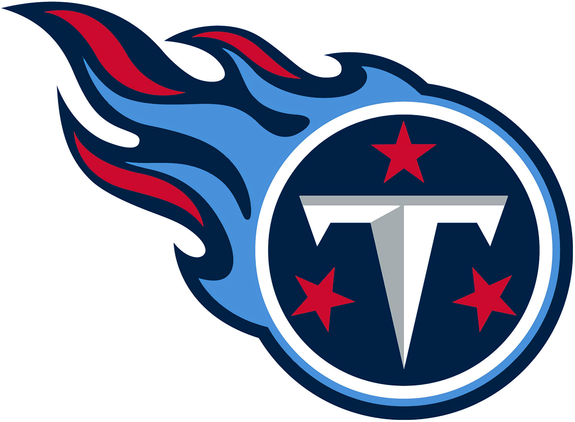 Tennessee Titans Logo White Wallpaper