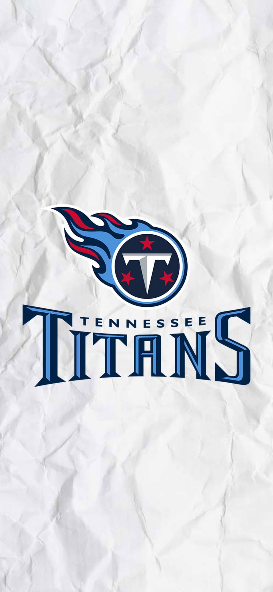 Download Tennessee Titans Paper NFL Team Logo Wallpaper