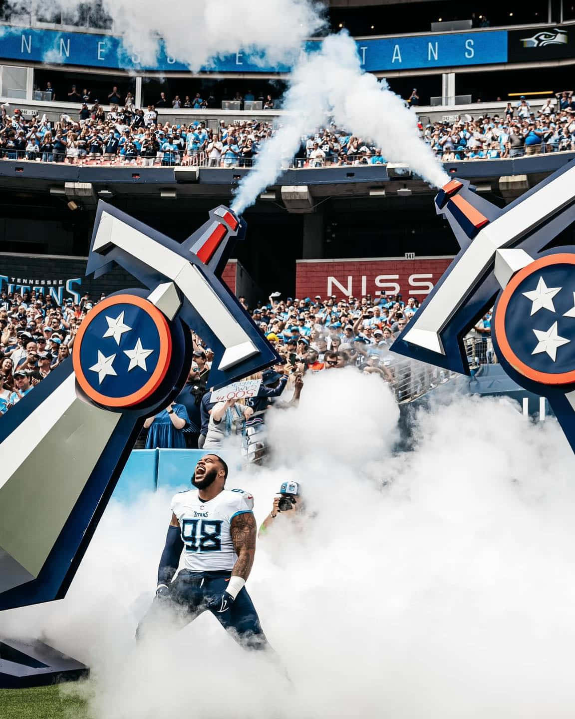 Tennessee Titans Player Entrance Wallpaper