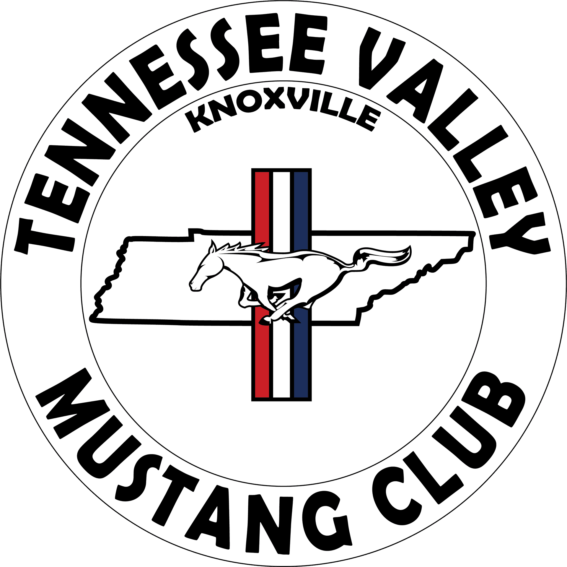 Tennessee Valley Mustang Club Logo PNG