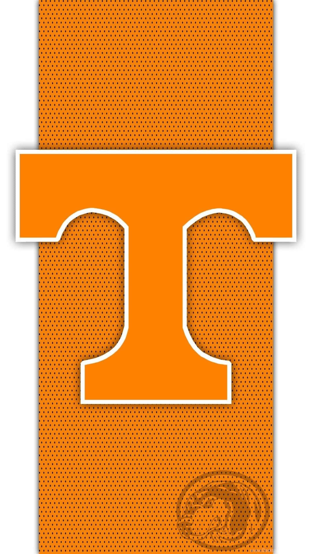 Tennesseevolunteers Logo Auf Weißem Hintergrund Wallpaper