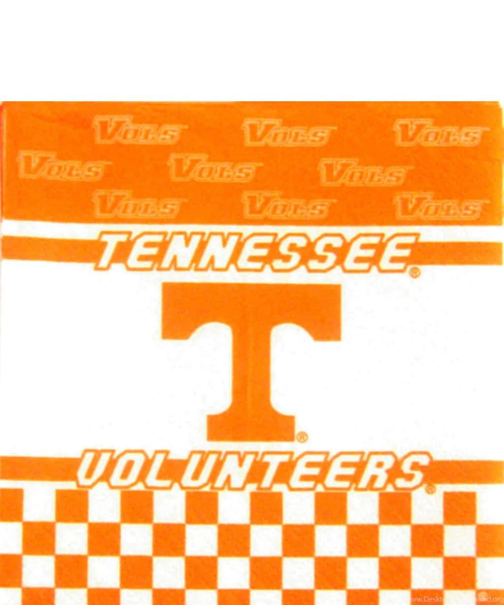 Festeggiail Calcio Dei Tennessee Volunteers. Sfondo