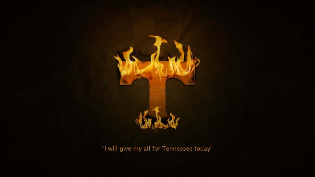 The Rocky Top Tennessee Volunteers Show Their Team Spirit Wallpaper