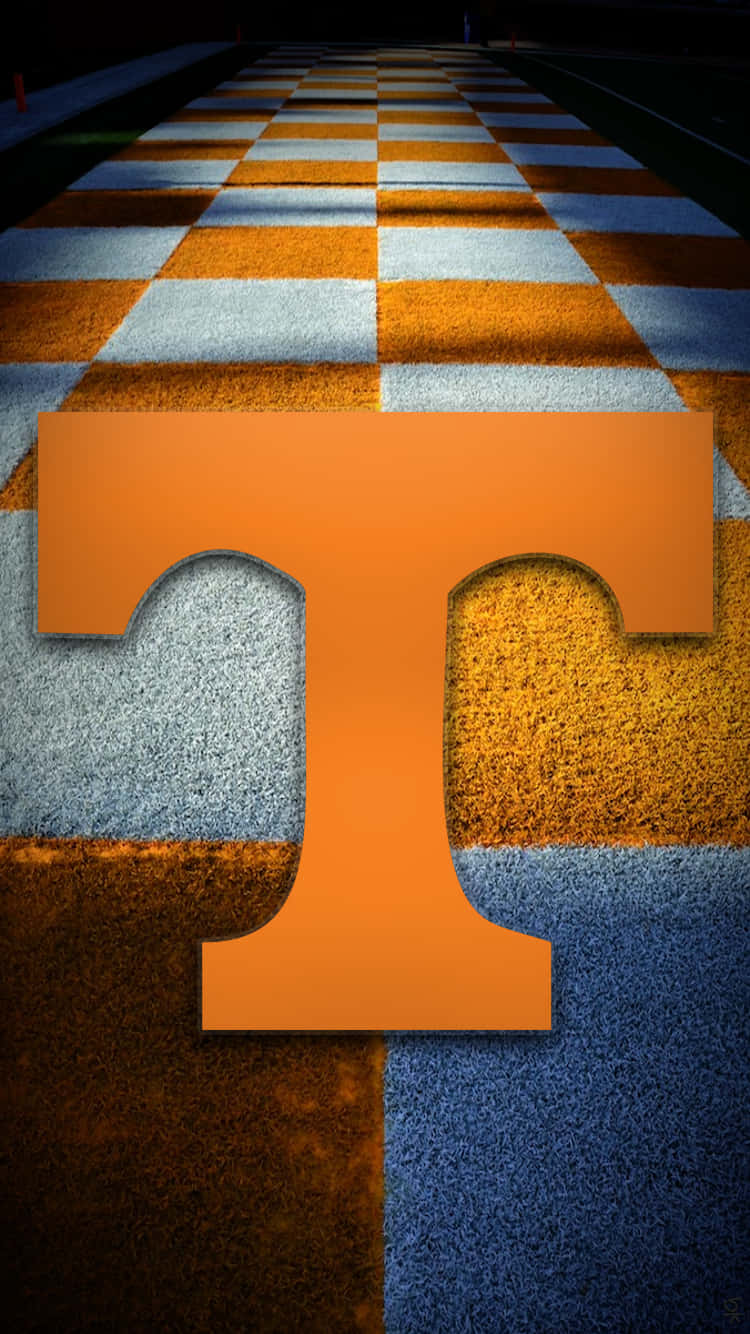 Tennesseevolunteers Logo Auf Einem Dunklen Hintergrund. Wallpaper
